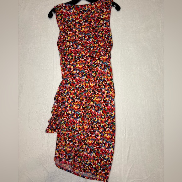 Betsy Johnson Confetti Heart-Print Dress 4 - Picture 4 of 5